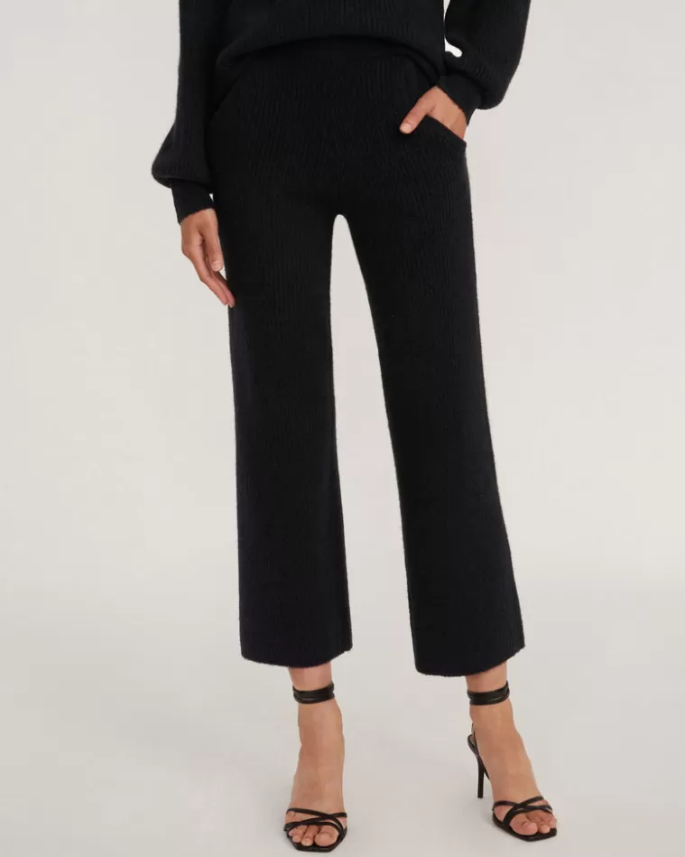 Discount MARISSA WEBB Arie Ribbed Cashmere Blend Pant In Black