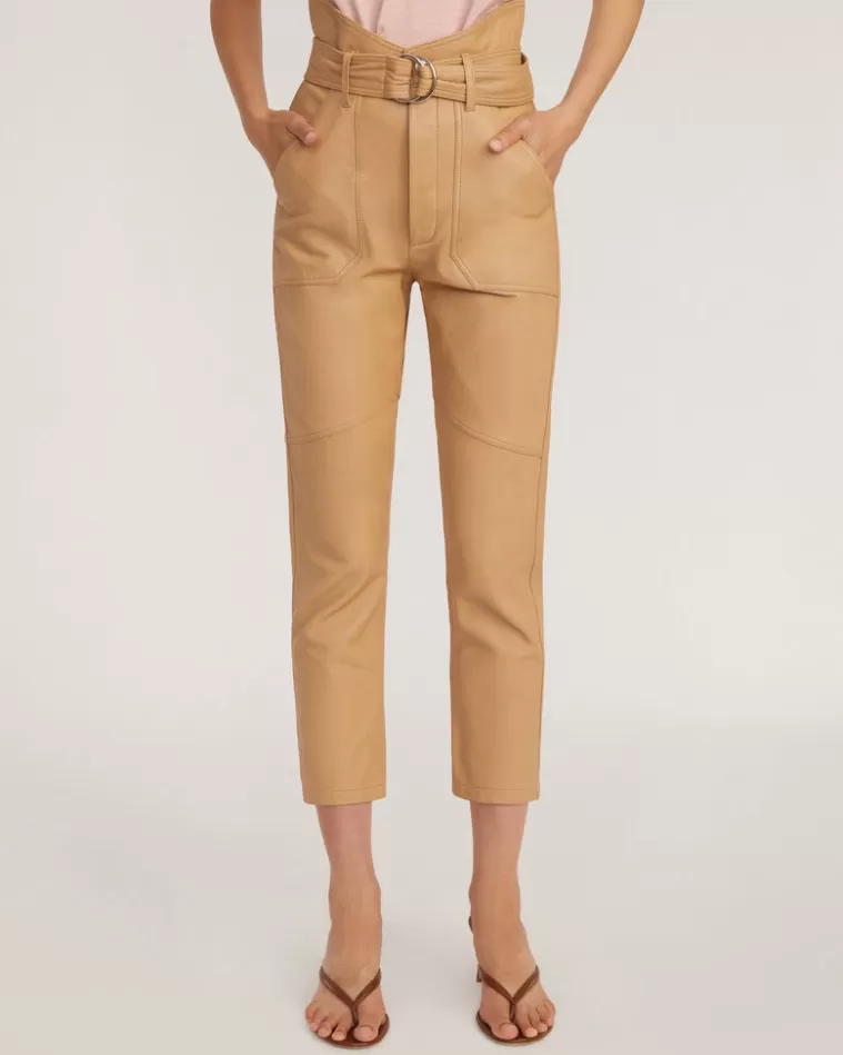 Flash Sale MARISSA WEBB Bennett Patch Pocket Leather Pant In Desert