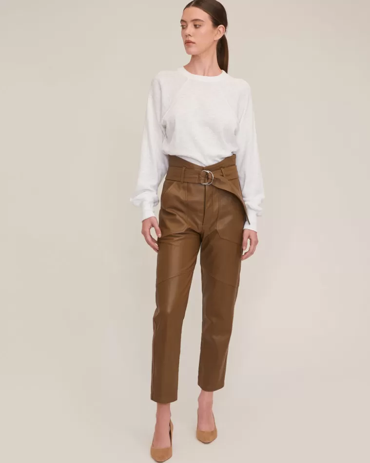 Cheap MARISSA WEBB Bennett Patch Pocket Leather Pant In Sandstone