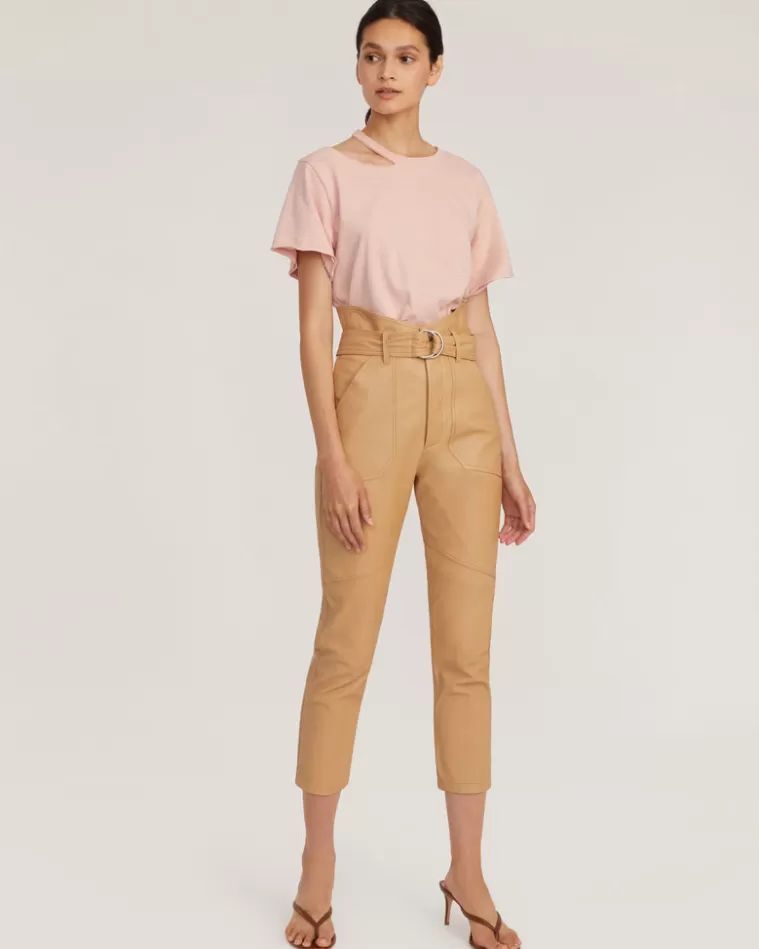 Flash Sale MARISSA WEBB Bennett Patch Pocket Leather Pant In Desert