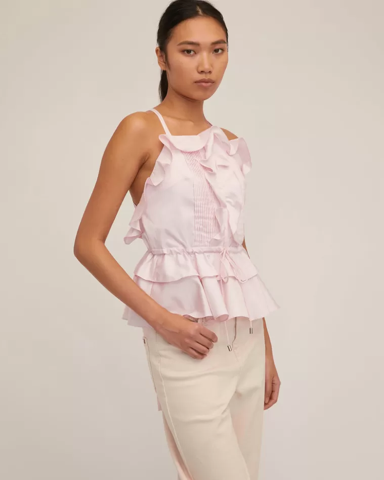 Best Sale MARISSA WEBB Bex Ruffle Apron Top In Soft Pink