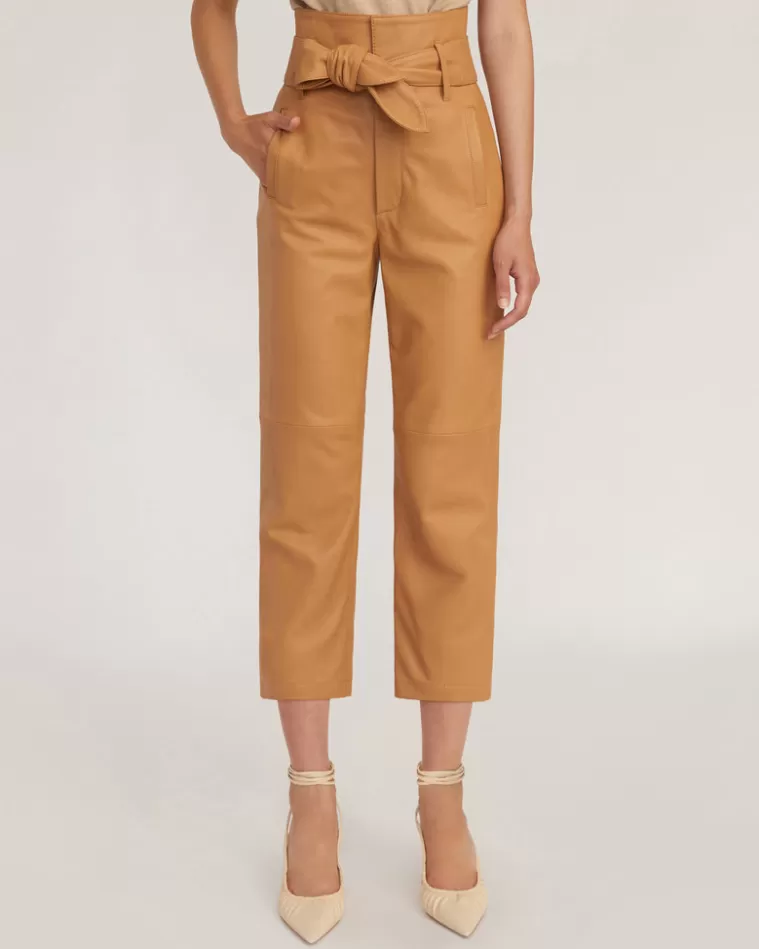 Sale MARISSA WEBB Brennan Leather Pant In Fawn