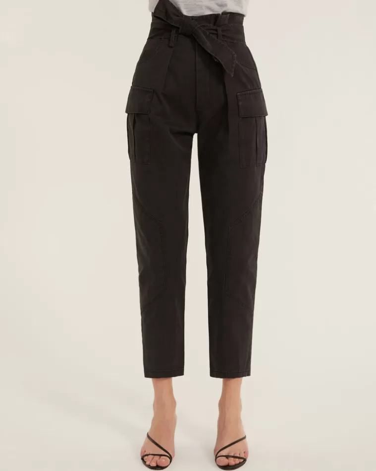 Store MARISSA WEBB Bryn Paper Bag Vintage Washed Pant In Washed Black