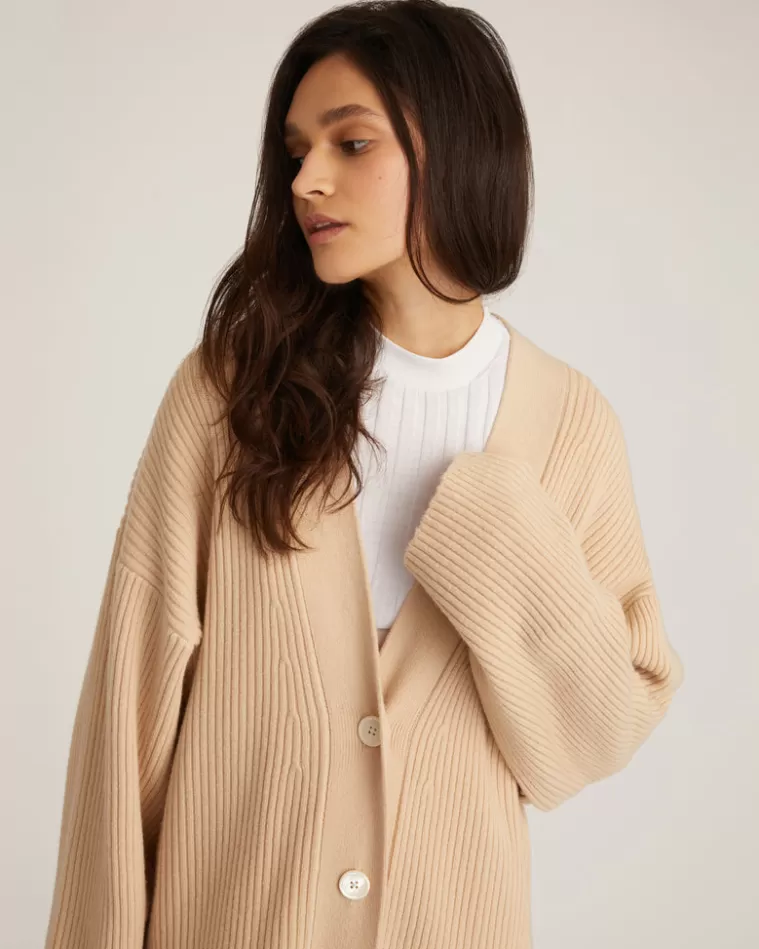 Hot MARISSA WEBB Kyrie Cashmere Blend Midi Cardigan In Affogato