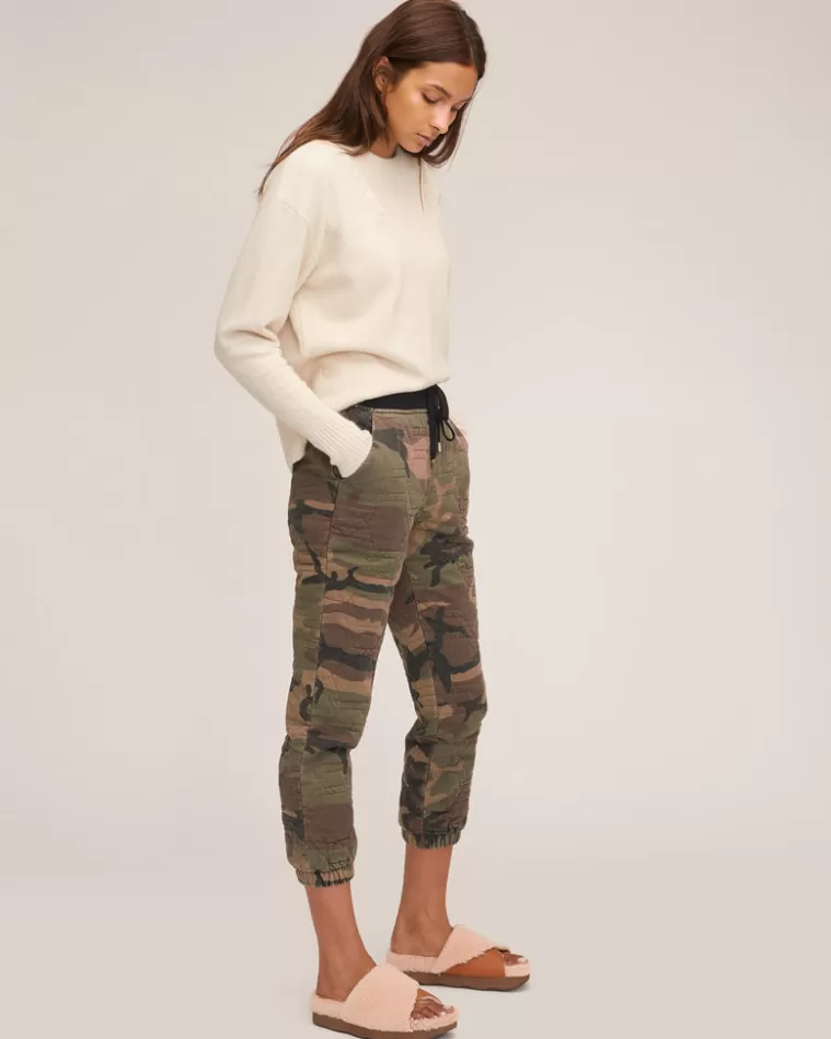 Cheap MARISSA WEBB Markie Quilted Camo Jogger Quilted Woodland Camo