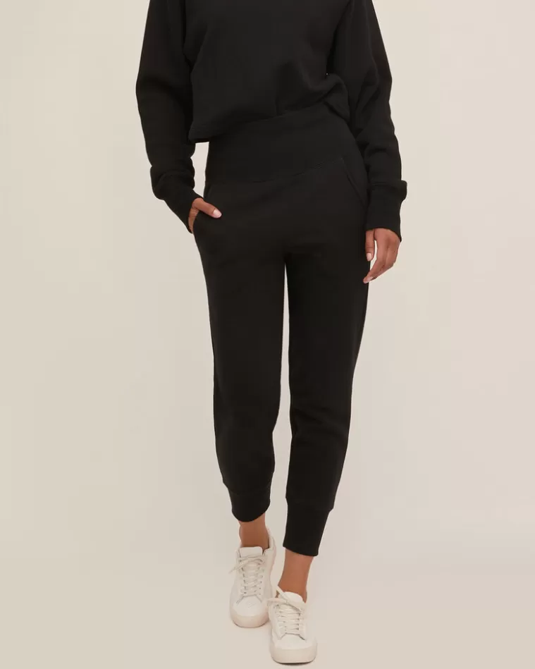 Fashion MARISSA WEBB So High Waisted French Terry Sweatpants In Black