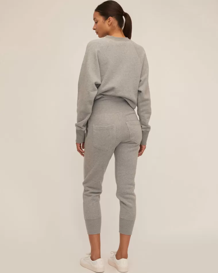 Flash Sale MARISSA WEBB So High Waisted French Terry Sweatpants In Heather Grey