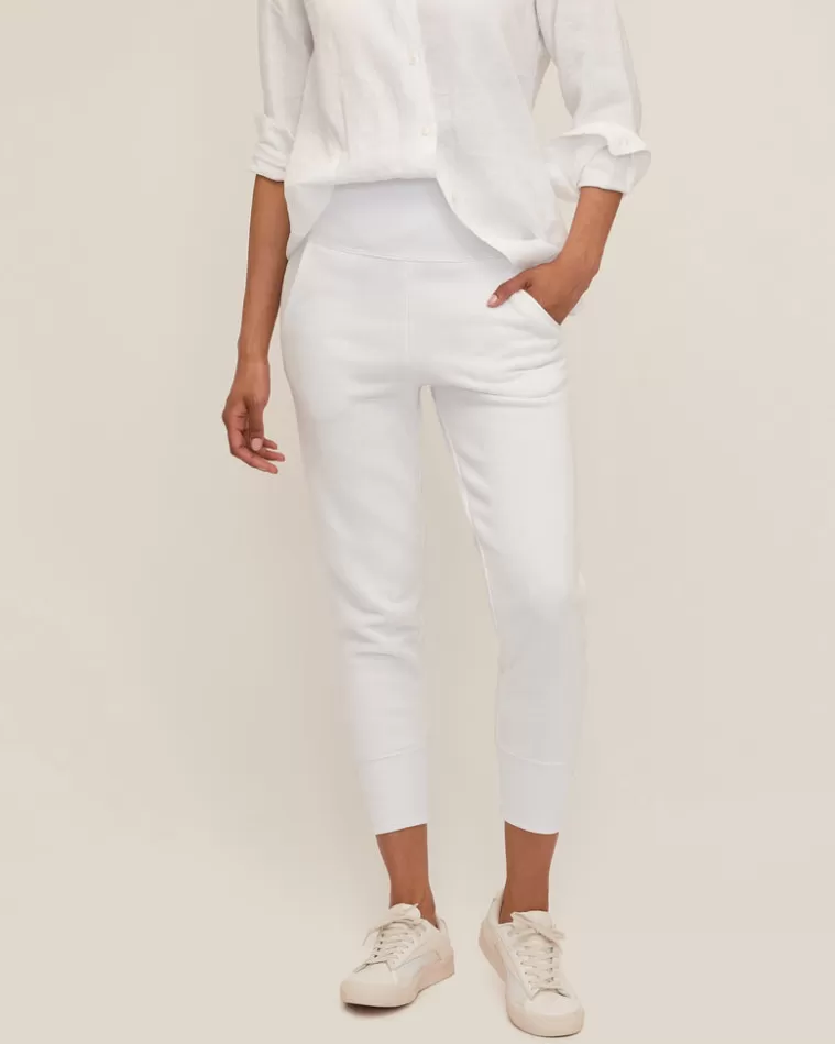 Outlet MARISSA WEBB So High Waisted French Terry Sweatpants In White