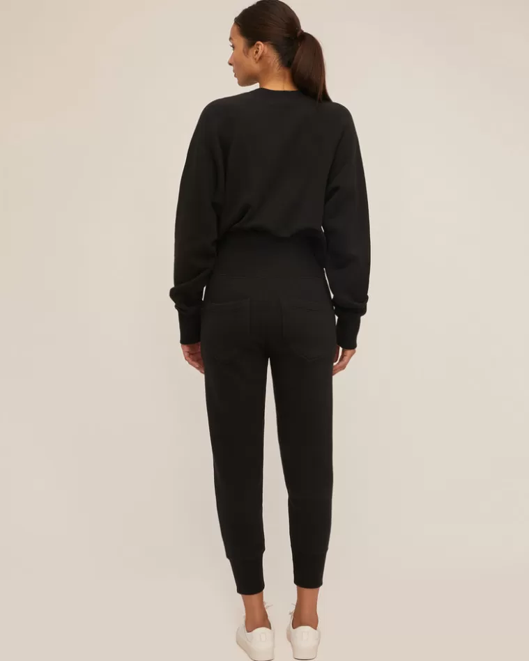 Fashion MARISSA WEBB So High Waisted French Terry Sweatpants In Black