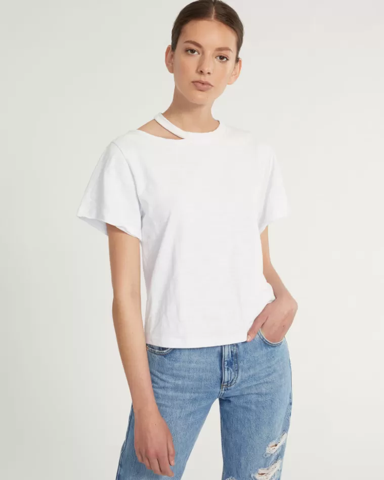 Sale MARISSA WEBB Tate Cut Out Tee In White